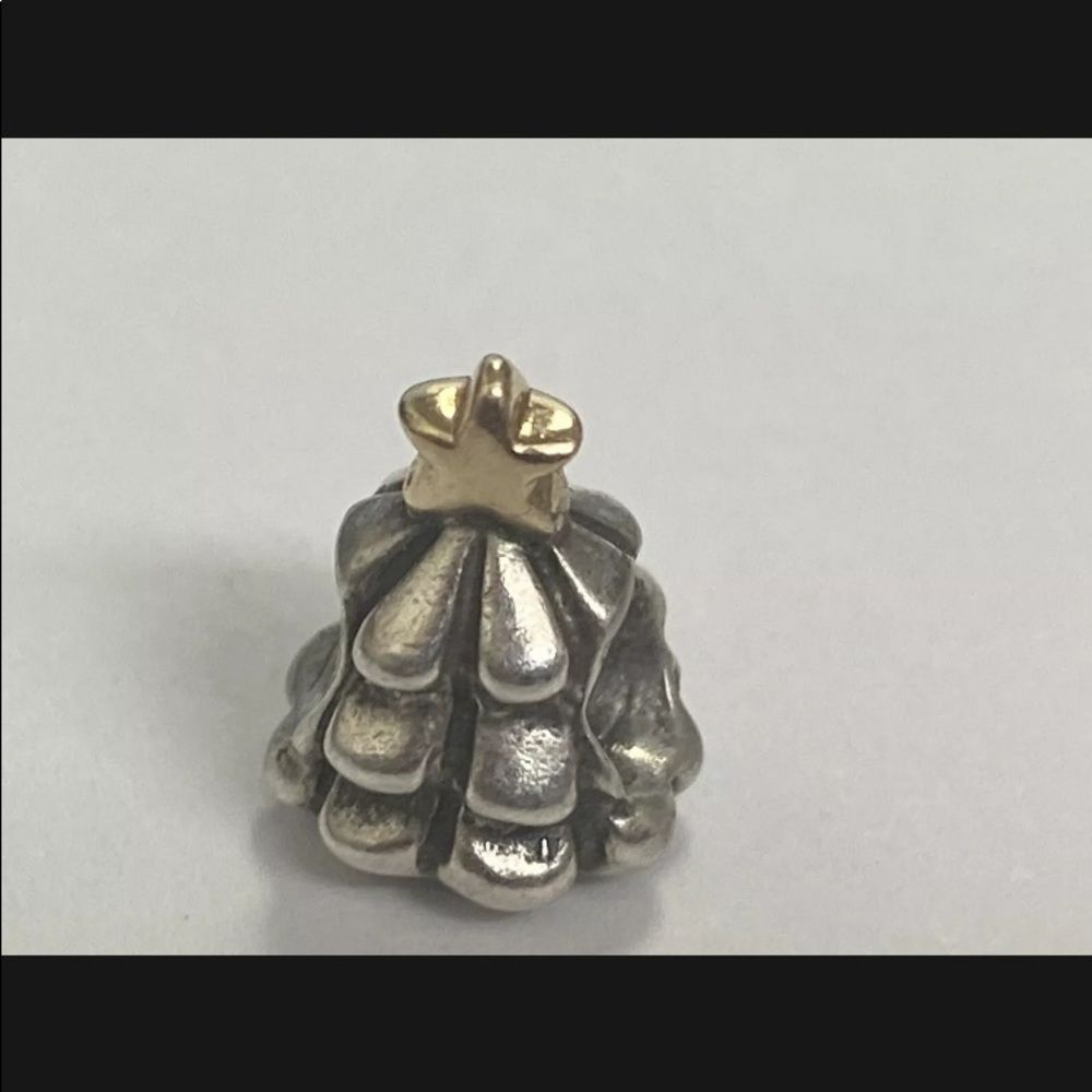 Authentic Pandora Christmas Tree Star Retired Bead